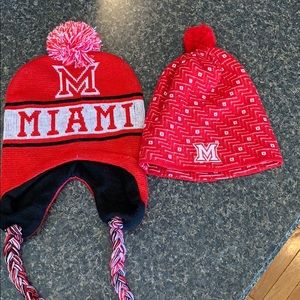 💥 Lot of 2 Miami University hats